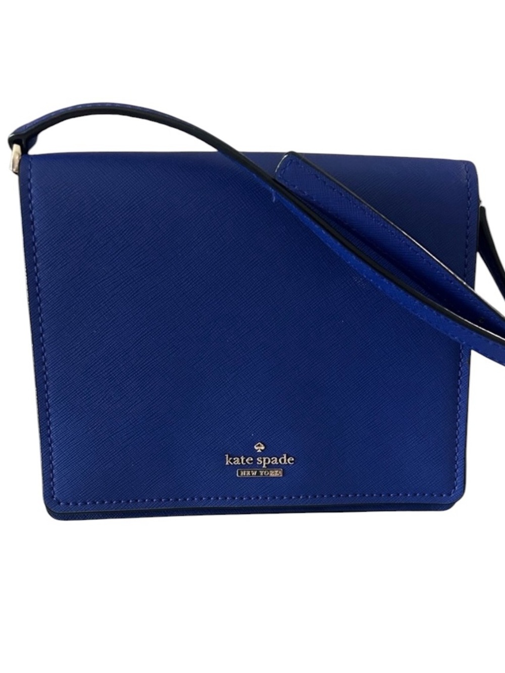 EUC Kate Spade Cameron Street Small Dody Crossbody Royal Blue Silver Hardware